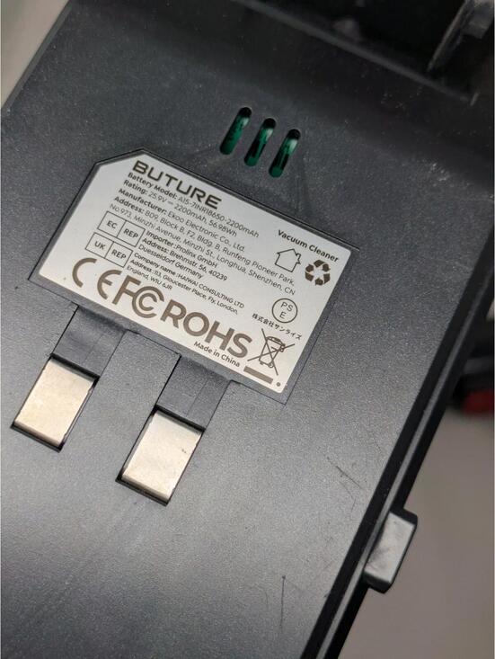 BuTure JR700 Cordless Vacuum Cleaner Stick Vacuum With Color Touch Display -Blue - Picture 10 of 11